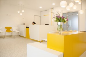 Pardoseala PVC receptie clinica medicala Bucuresti