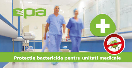 Protectie bactericida pentru spitale