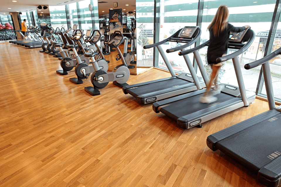 Parchet sala fitness