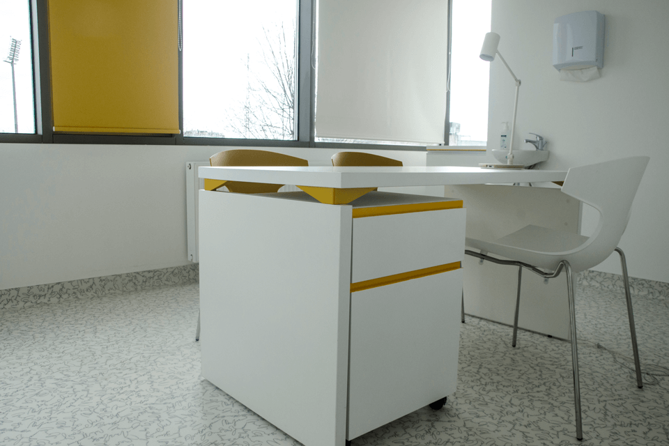 Parodeala din PVC cu model pentru cabinete medicale individuale